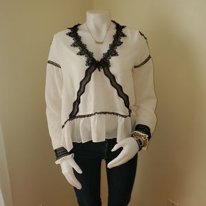 Zara Basics Collection Women's Blouse M